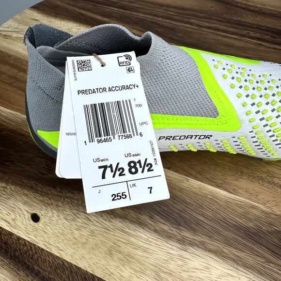 Adidas Predator Accuracy + FG Men\'s 7.5 Womens 8.5 Laceless Soccer Cleats GZ2604 main image 8